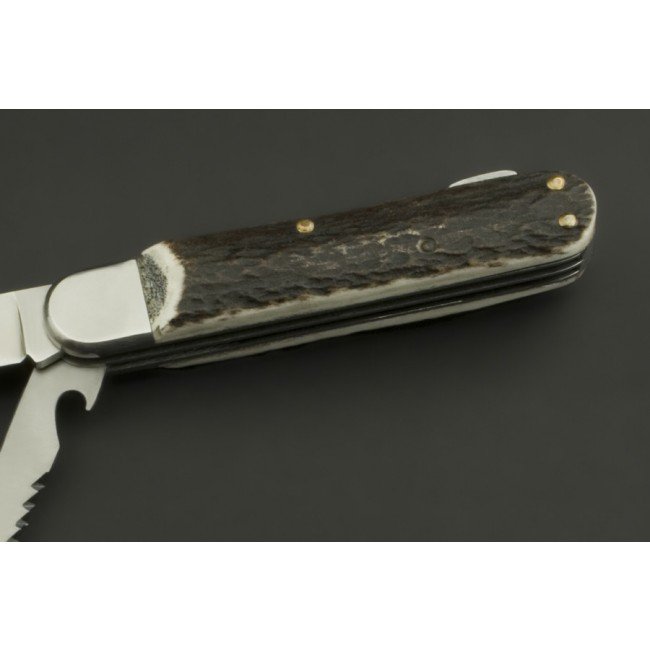 ED MAHONY Wildlife Duo zakmes, hert handvat, 440C