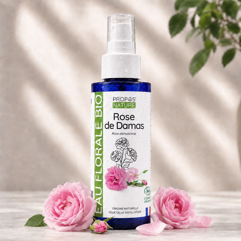 IDROLATO DI ROSA DI DAMASCO BIOLOGICA - ACQUA FLOREALE - 100ML