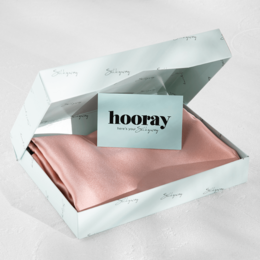 ZIJDEN KUSSENSLOOP ROSEGOLD