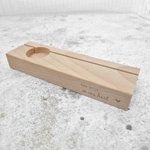 tea light & card holder forever in our hearts