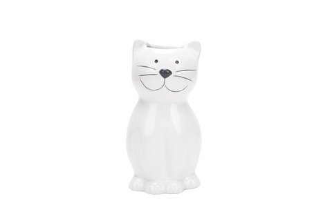 Ceramic humidifier cat white Isabelle Rose