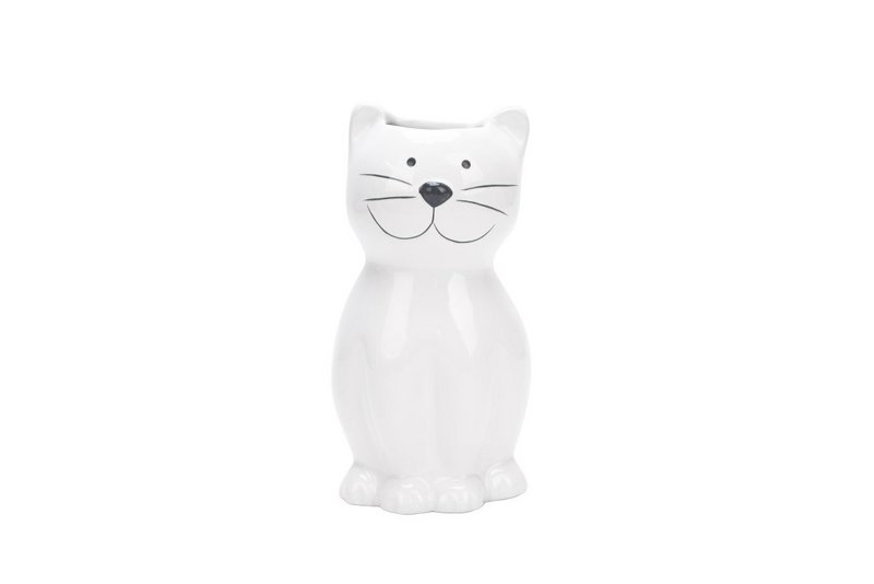 Umidificatore in ceramica Cat White Isabelle Rose