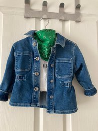 Savltørklæde Paisley Green
