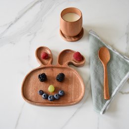 Handmade Cutlery - Kids Spoon 18 cm - Eco-friendly - Khaya wood