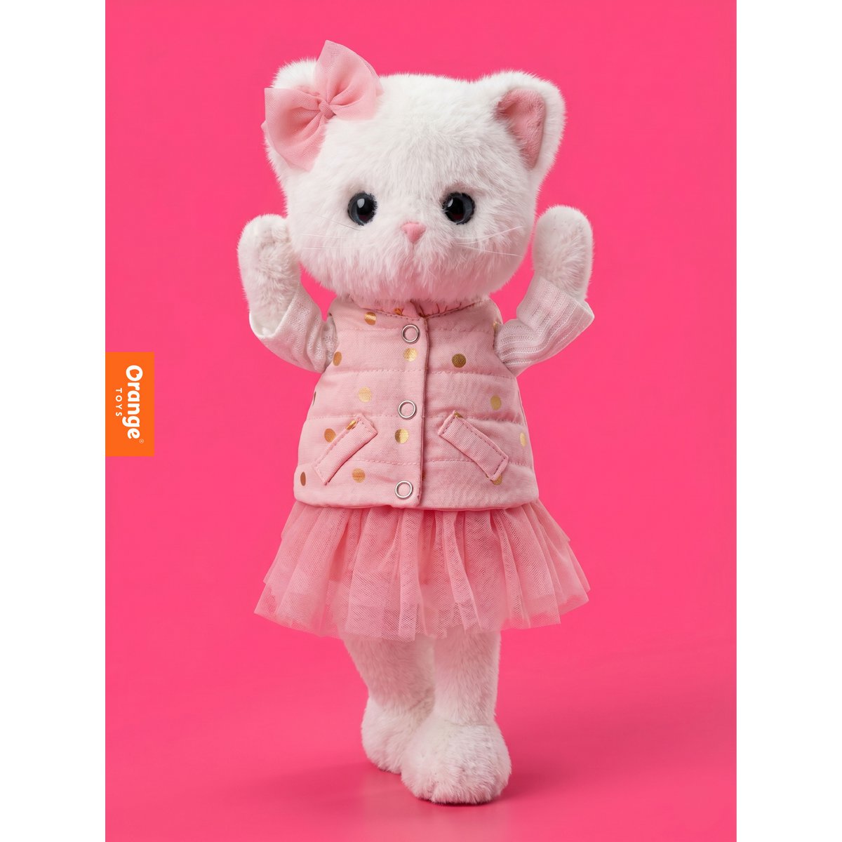Soft toy, Lucky Kitty, Lucky Sophie: Powdery Dreams 38 cm