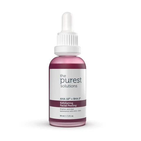 The Purest Solutions AHA 10% + BHA 2% Peeling Solution Exfoliating Facial Peeling