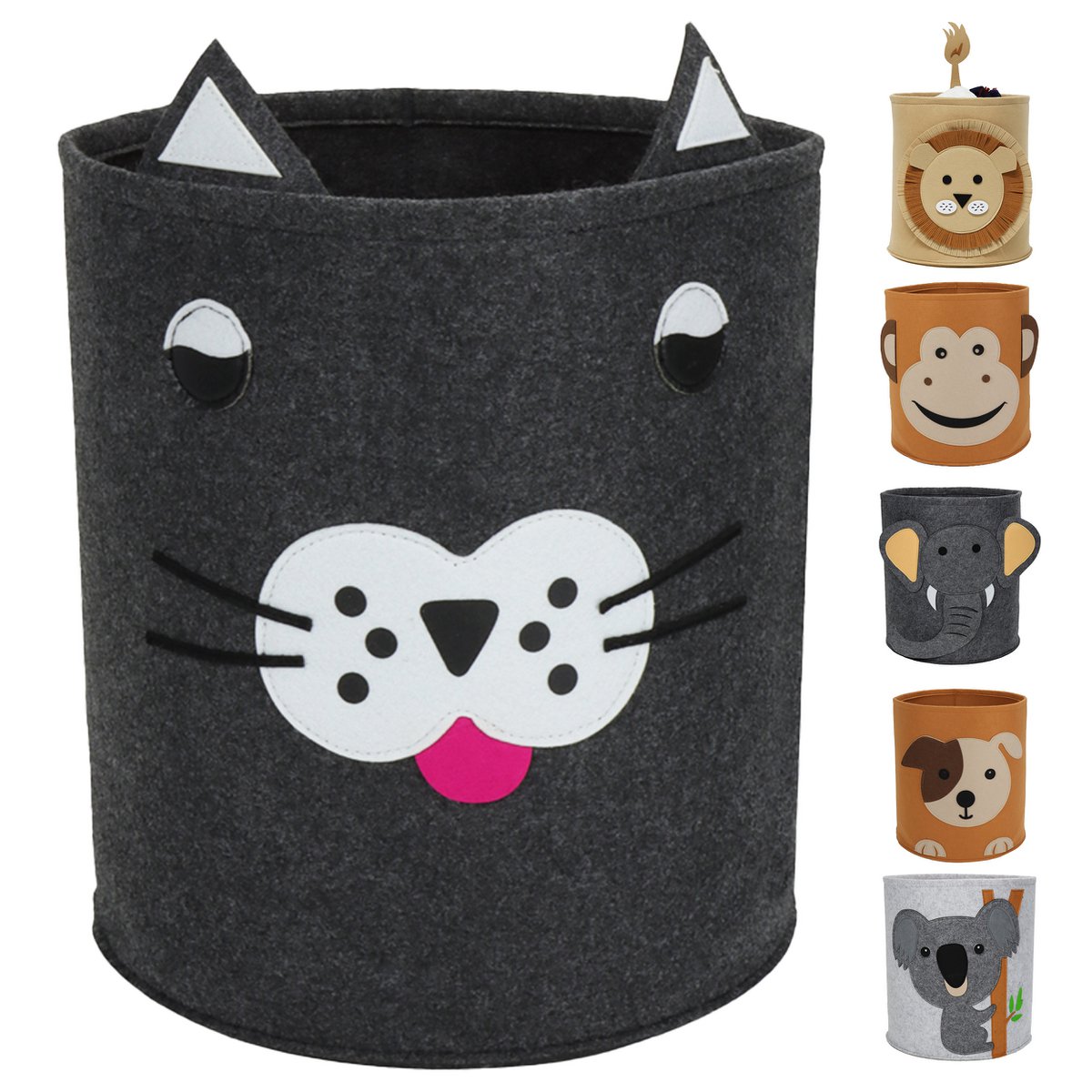 Storage Basket Children's Room - Cat