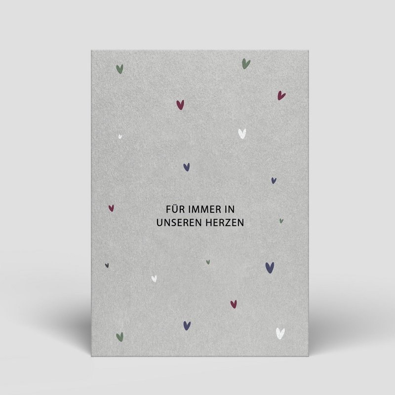 Postcard Mourning - Forever in our hearts - No. 114