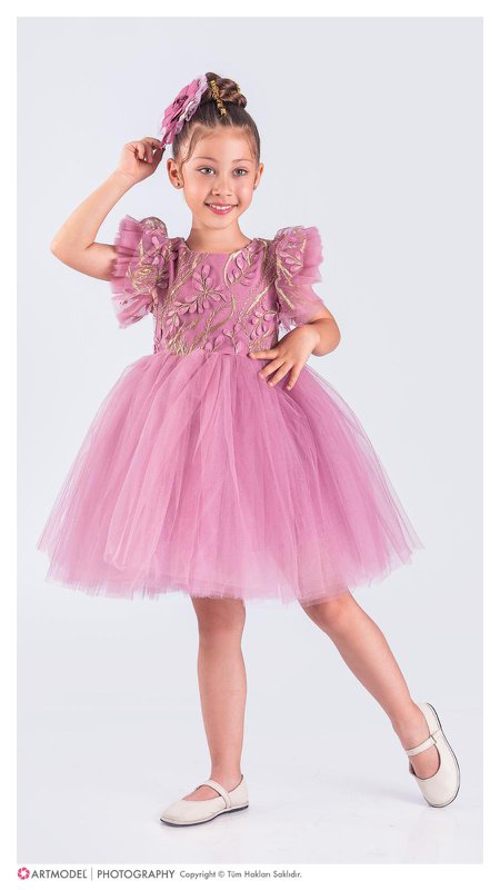Kinderjurk 6-10y.
