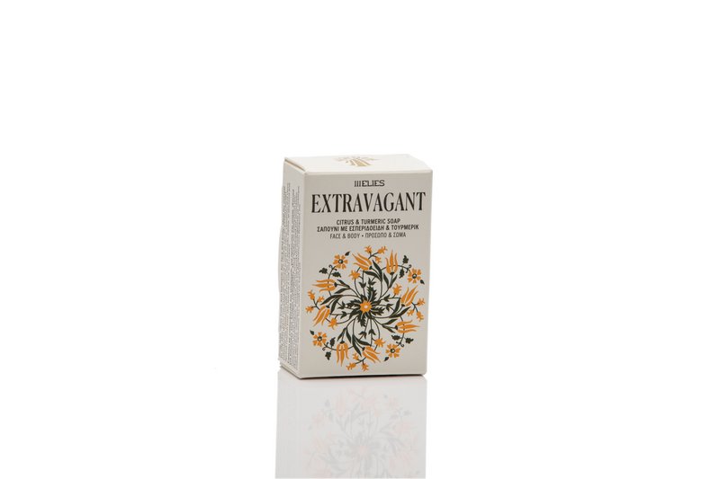 EXTRAVAGANT-jabón de cítricos y cúrcuma para rostro y cuerpo