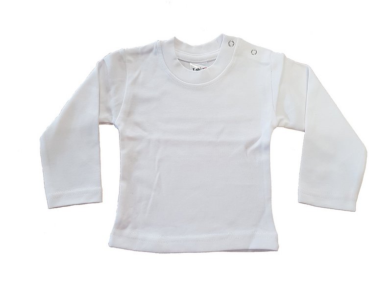 T-shirt bambino manica lunga bianca