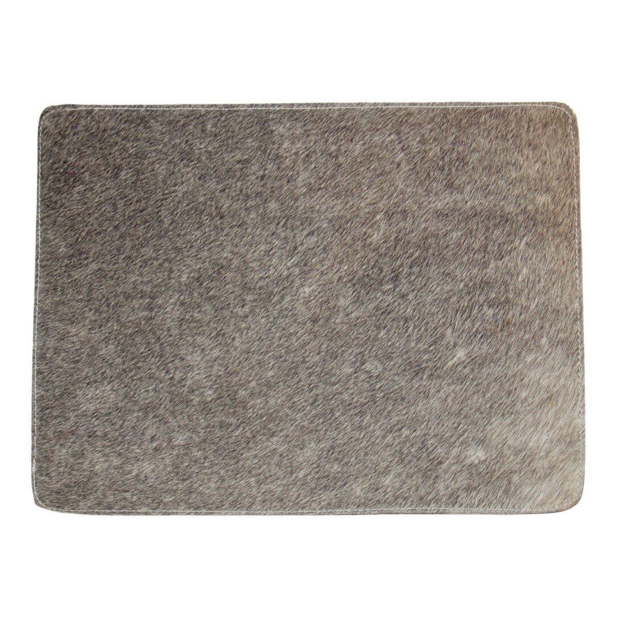Placemat cowhide rectangle gray 30x40cm