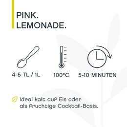 Lyserød limonade, frugtte organisk, 125 g