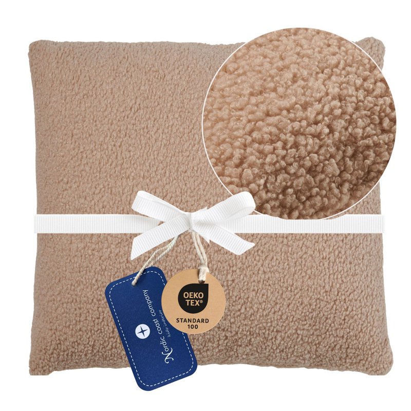 Decorative Cushion Teddy Beige 50x50 cm