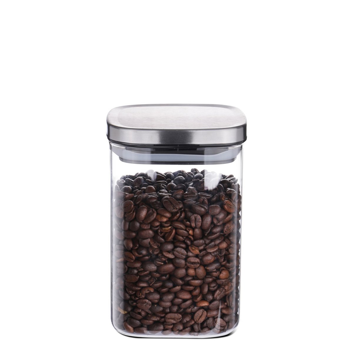 Voorraadpot glas rechthoekig 1000 ml