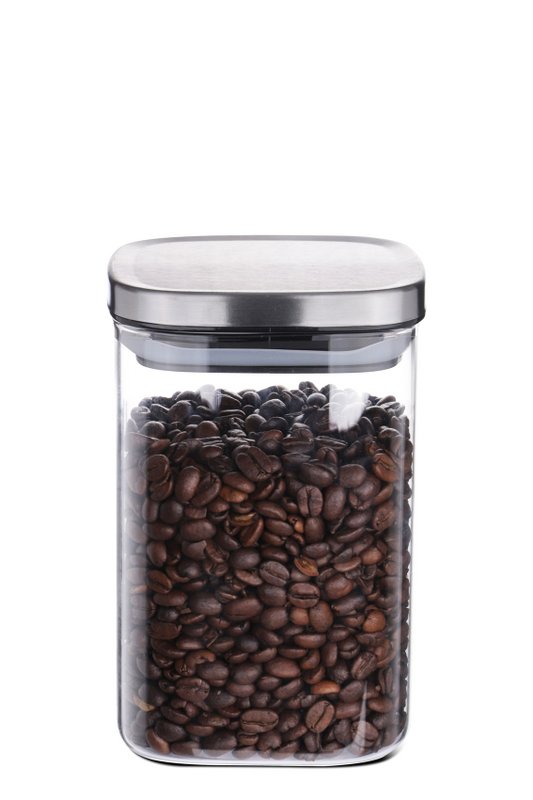 Voorraadpot glas rechthoekig 1000 ml