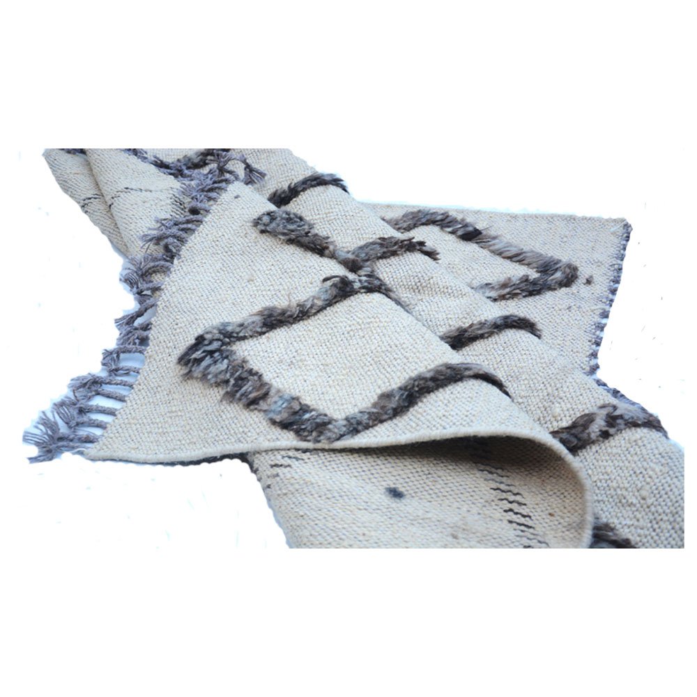 IKAT Sivas Tan Brown Kelim Teppich