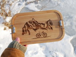 Lunchbox mountains and bike large