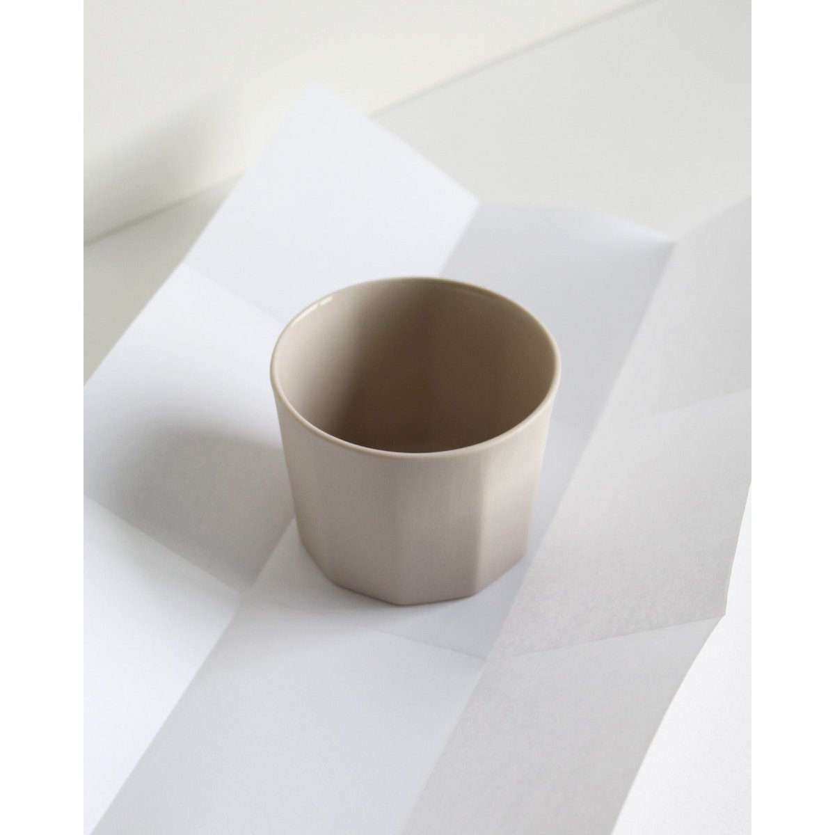 Tazza da cappuccino segmentata | sabbia
