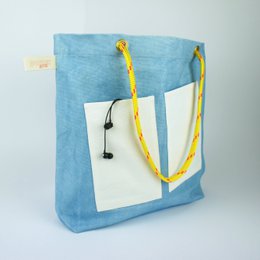Tasche mit großen Augen | Erster Stapel | Bio-Baumwolle