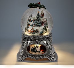Magnifica palla di neve musicale “Christmas Story”, con illuminazioni, Tempesta di neve automatica