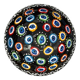 Keramikschale - Evil Eye - Schwarz - 12 cm