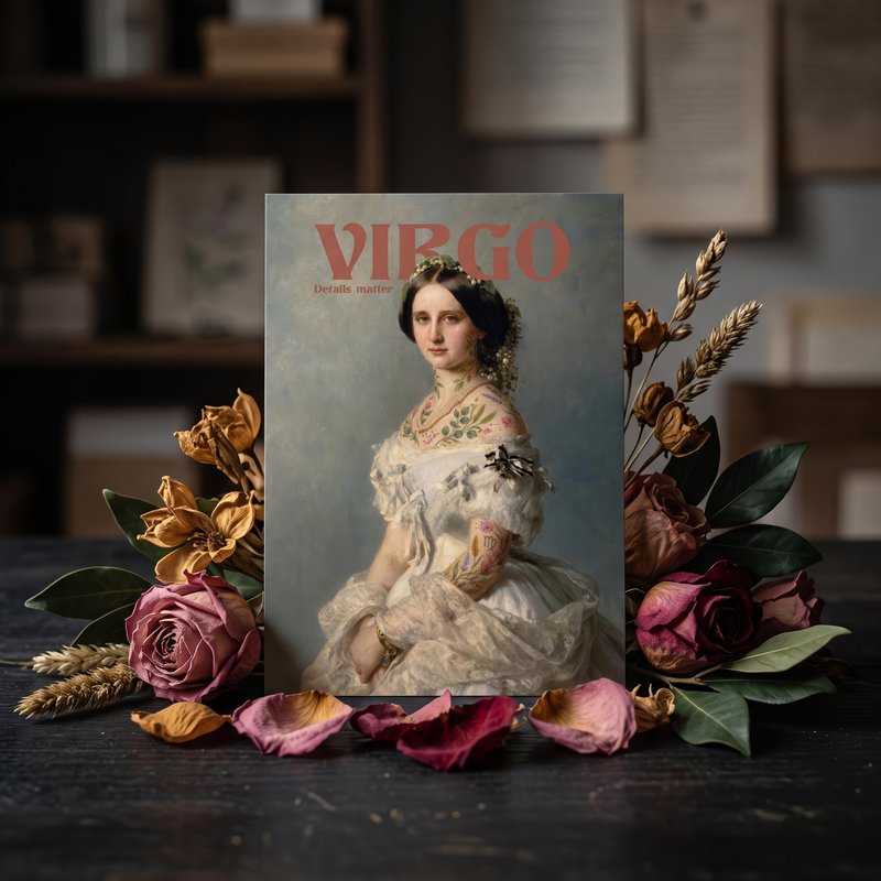 Virgo - Postcard - Astro Queen Collection