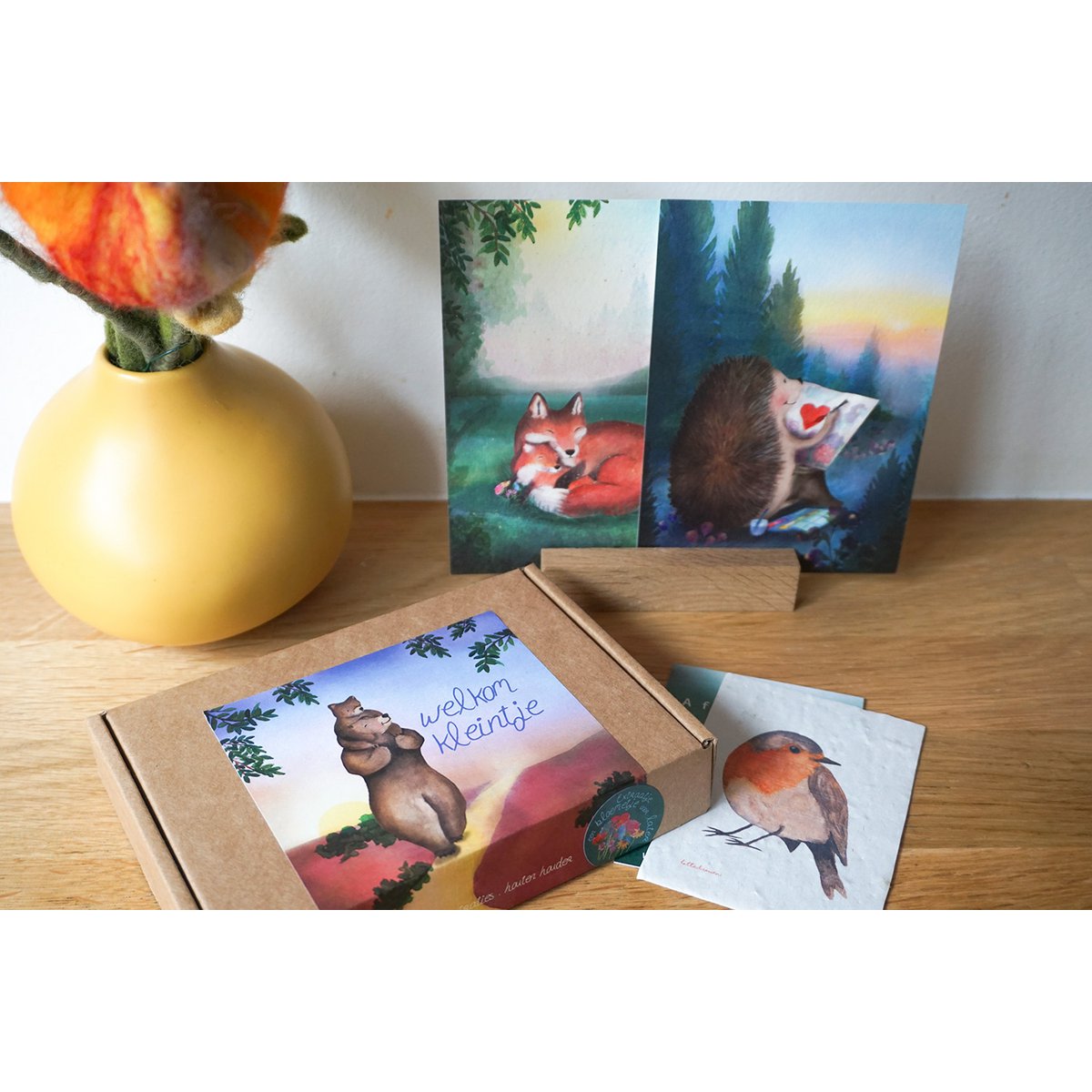 Welcome little one gift set