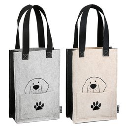 Cadeauzakje hondenbende 2 assorti, hoogte 30 cm