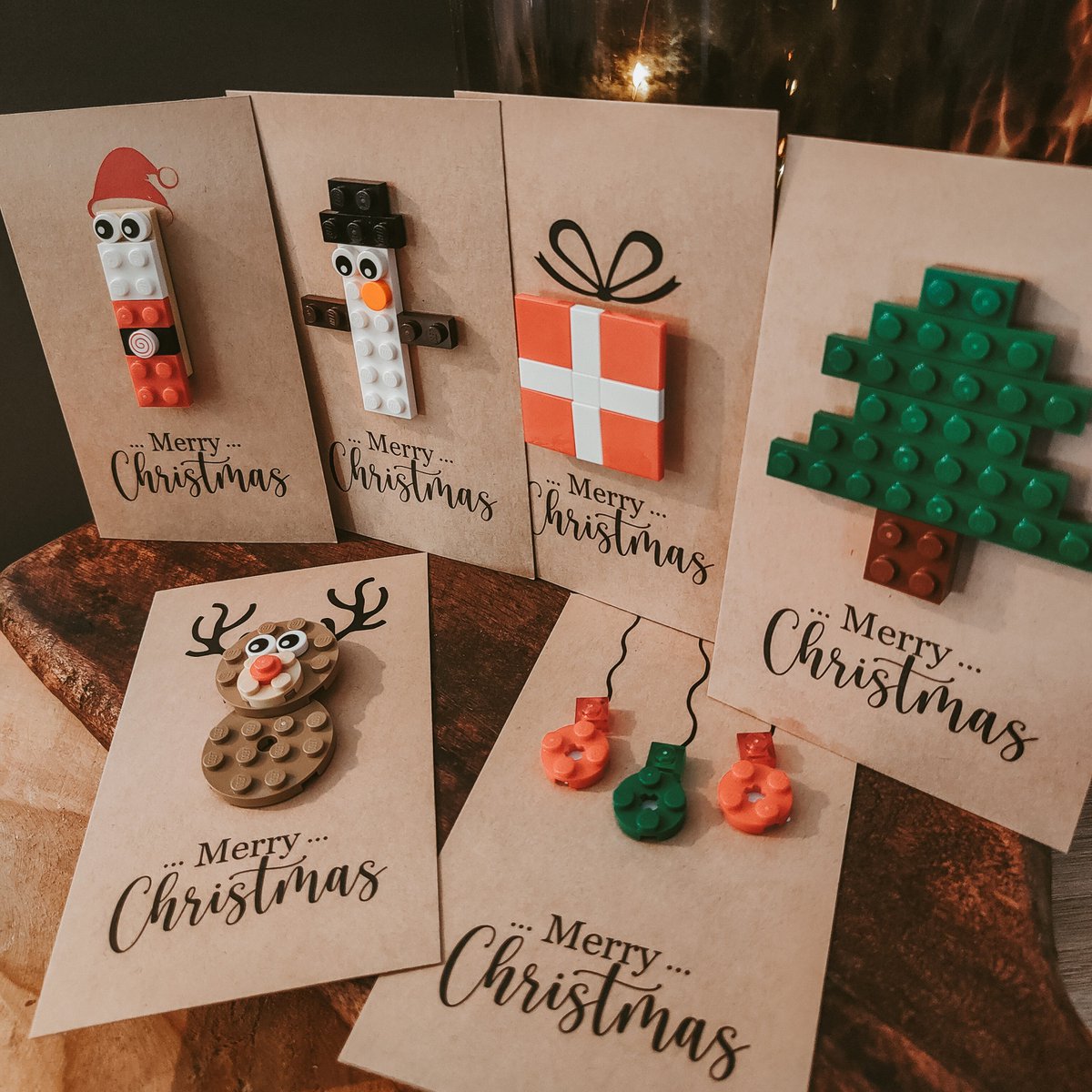 LEGO Christmas Cards | set of 6