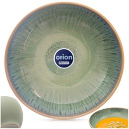 Miska zupa ceramiczna zielona 20,5 cm, 900 ml