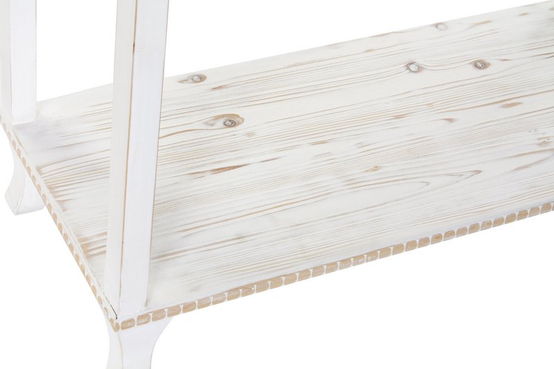 CONSOLA MADERA 81X36X85 DECAPE BLANCO MB181005