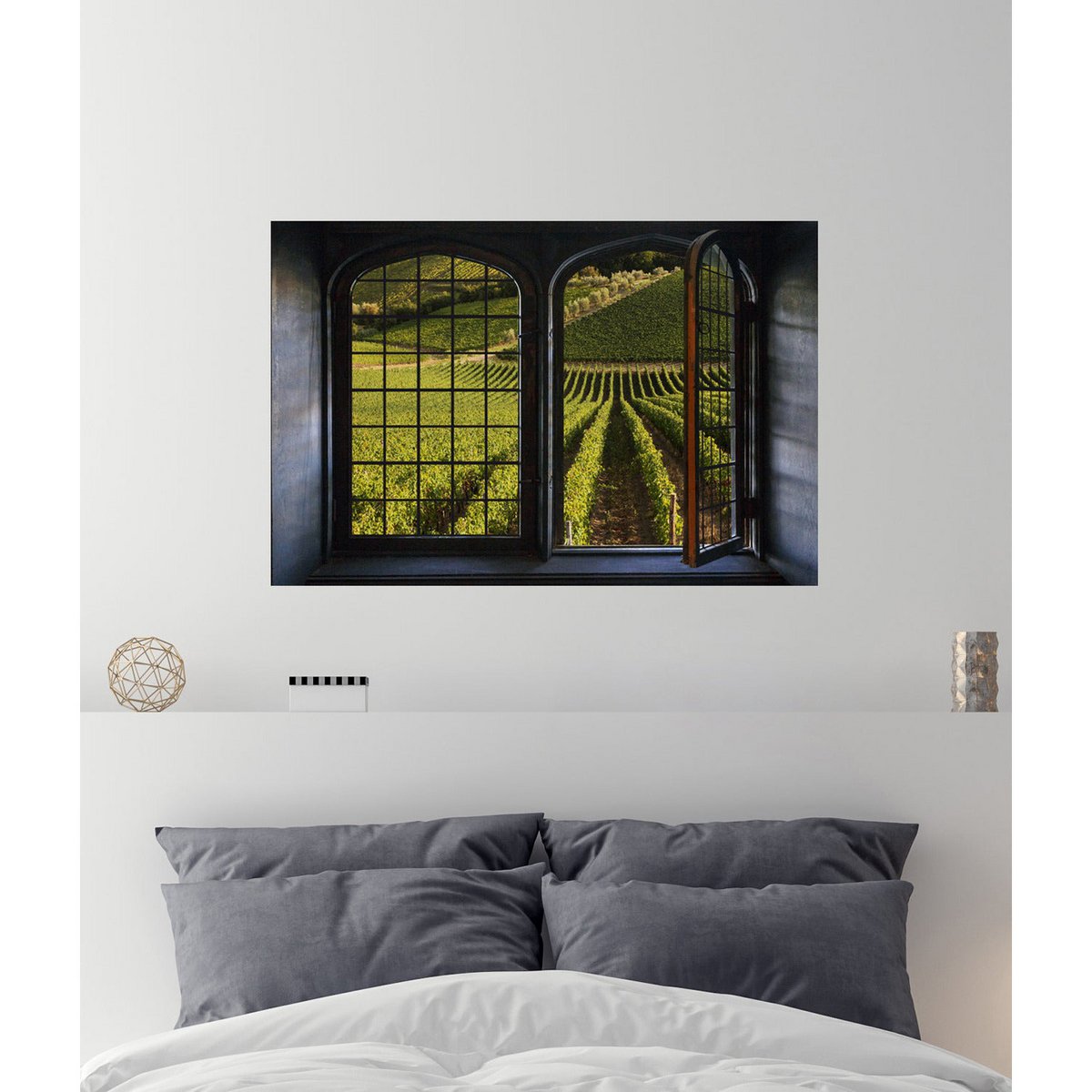 3D Wall Sticker - Grape Fields