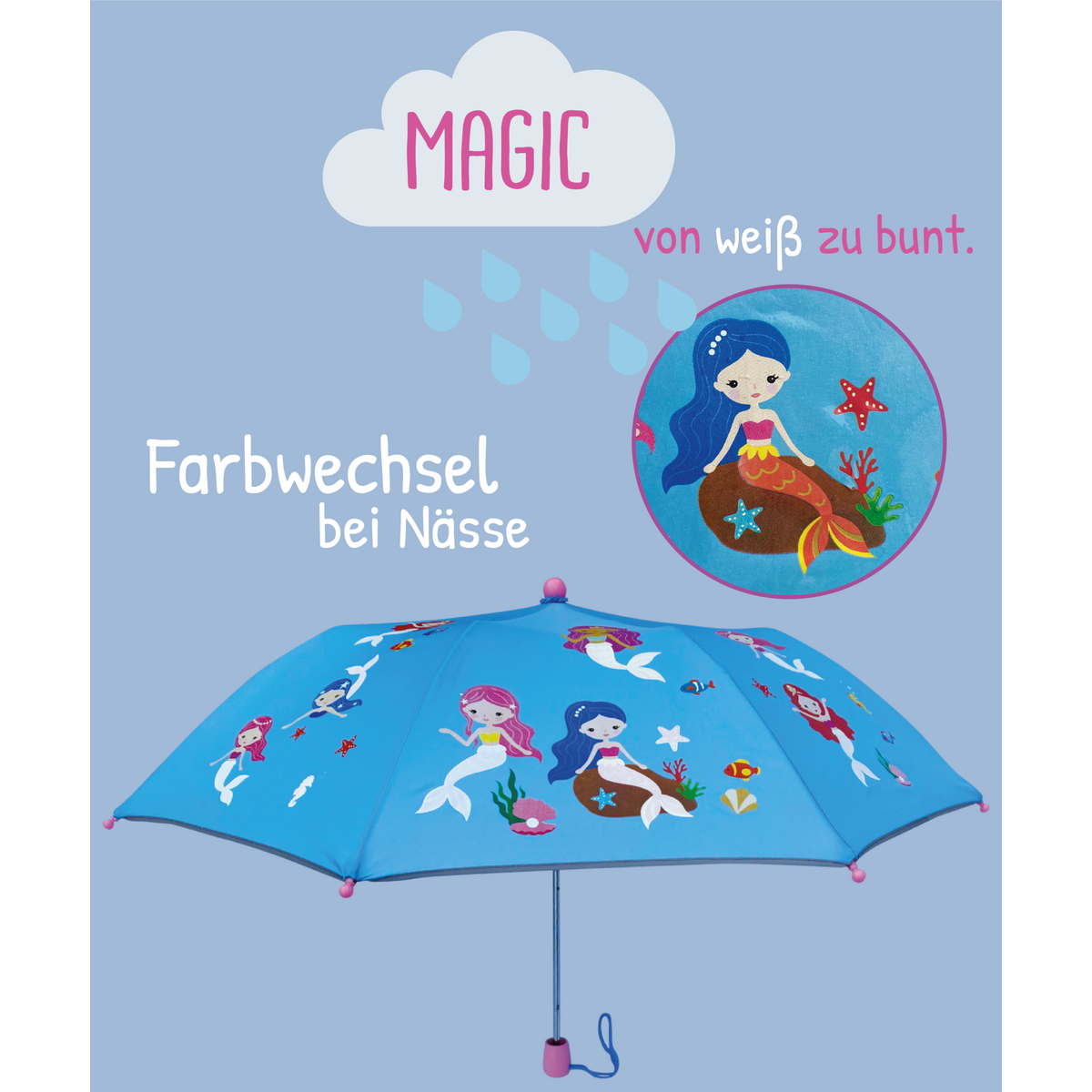 Magic umbrella mermaid