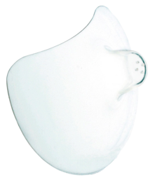 Nipple shield, 21mm, 2-pack, clear, flexible, for breastfeeding