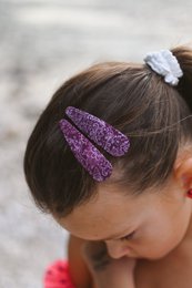 Fermagli per capelli tribali viola