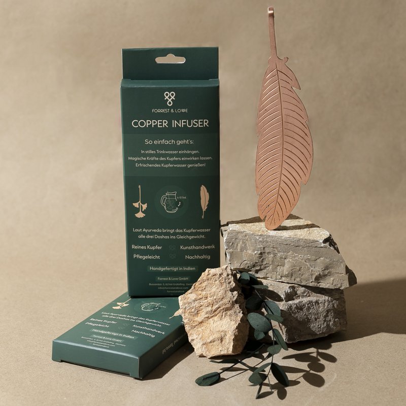 COPPER INFUSER FEATHER