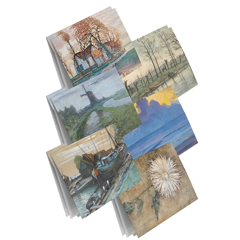 Set di biglietti d'auguri Piet Mondrian