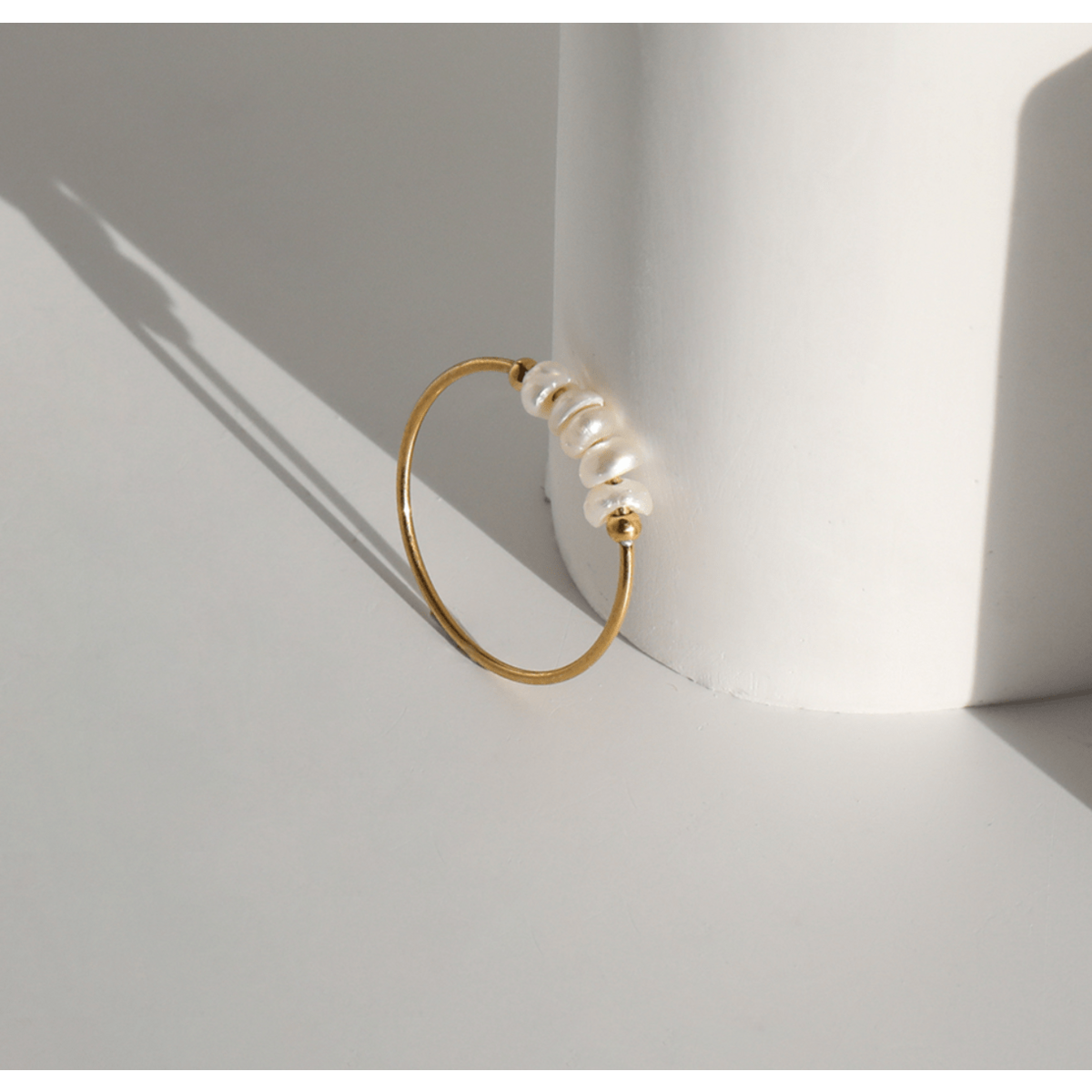 Gurk - Pearl Ring Gold