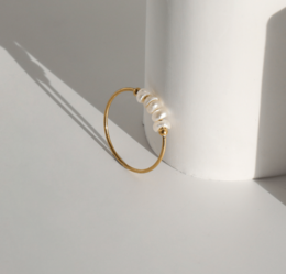Gurk - Parelring Goud