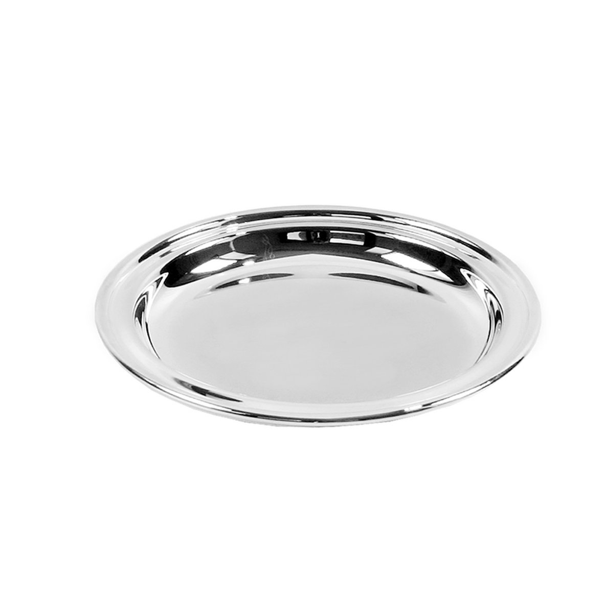 EDZARD coaster bottle coaster Astoria, elegant silver-plated and tarnish-proof, diameter 14 cm