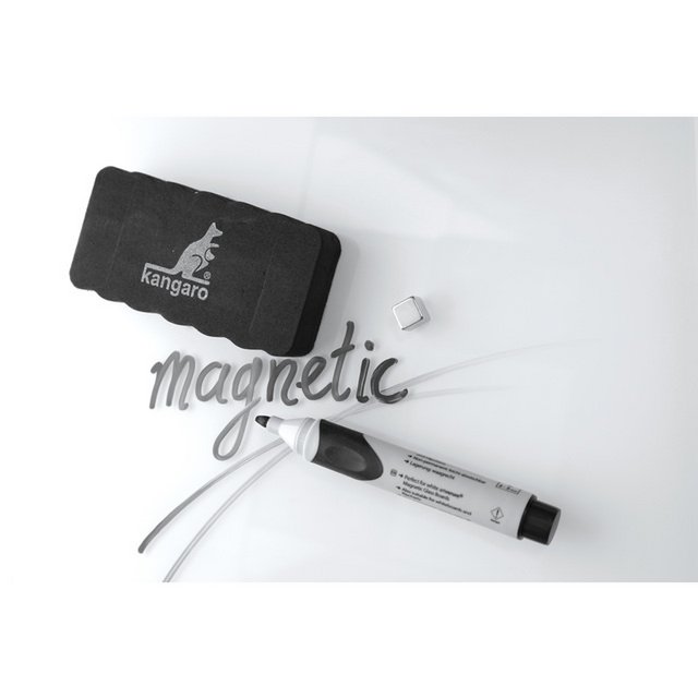 Gomme pour tableau blanc Kangaro magnétique taille 105x55x22mm