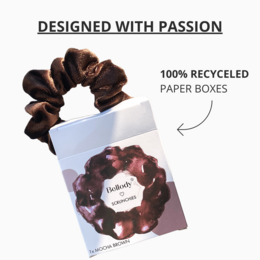 Samt-Scrunchie Beige - Bellody® (1 Stück - Champagne Beige)