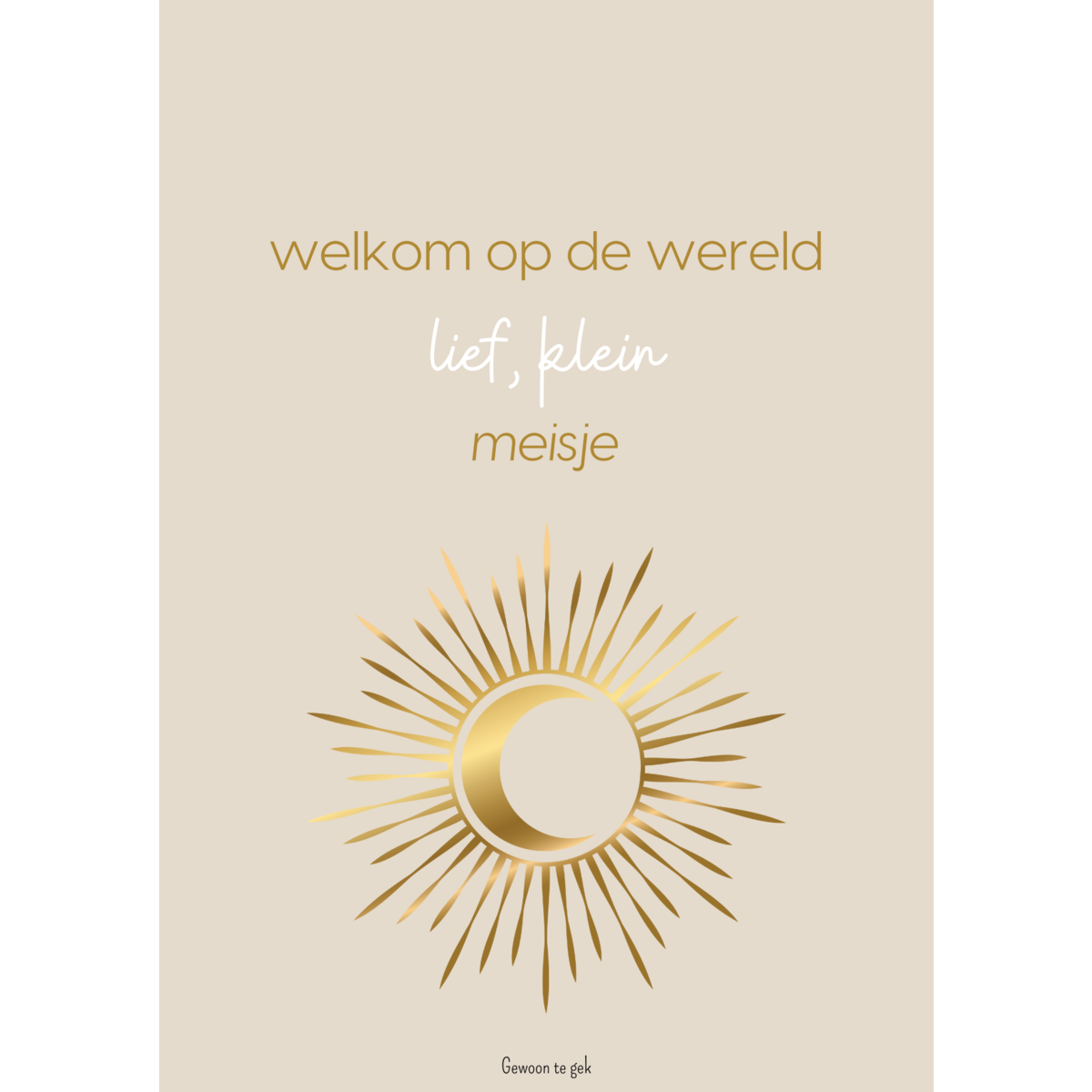 Map | A6 | Welcome to the world, sweet little girl