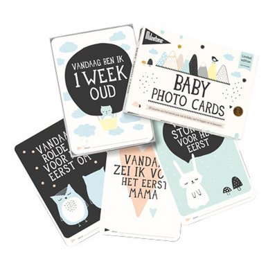 Milestone® Baby Photo Cards - Over the Moon (Franse versie)
