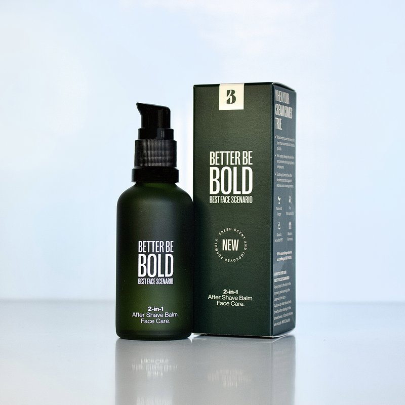 Best Face Scenario: 2-in-1 After Shave Balm & Face Care.