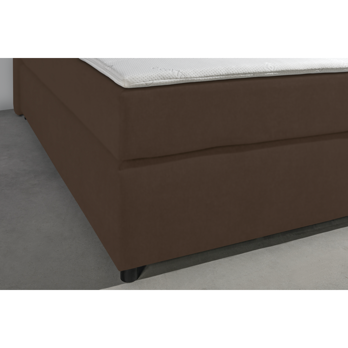 Mörgenn Boxspring Parga Aspecto de cuero - Juego completo