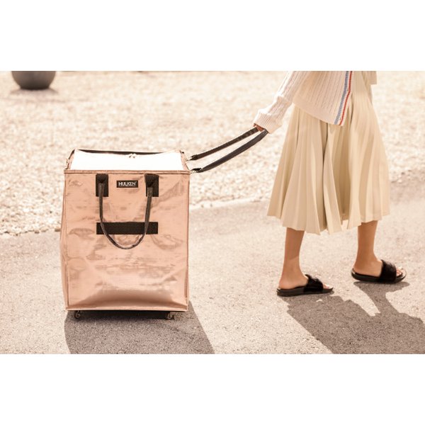Hulkenbag Large Rosegold met ingebouwde Cover