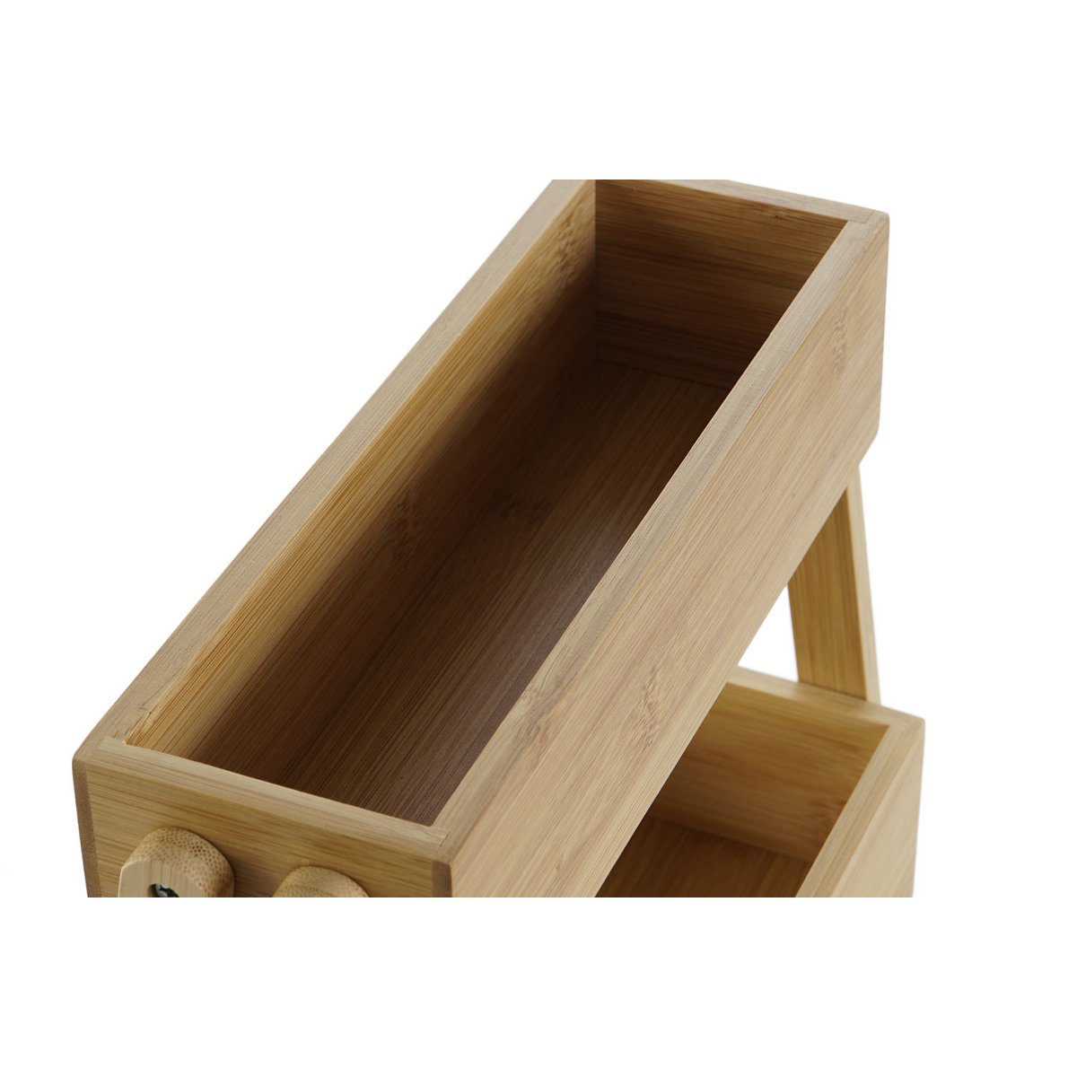 BAMBOO SHELF 27X12X25 2 FLOORS NATURAL SPICE RACK PC207675