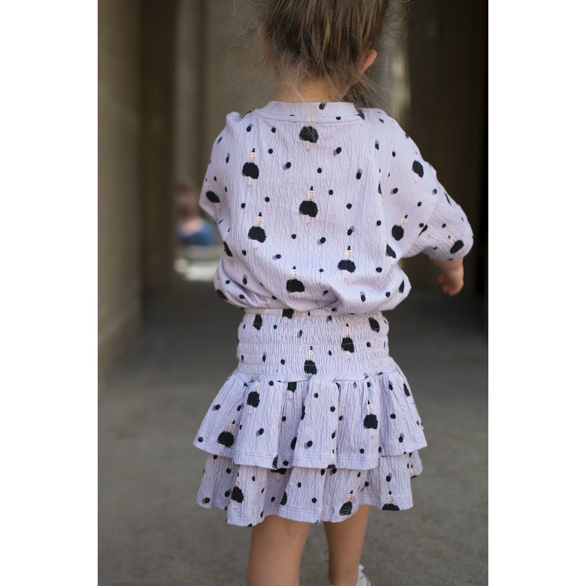 Loose fit t-shirt print stork